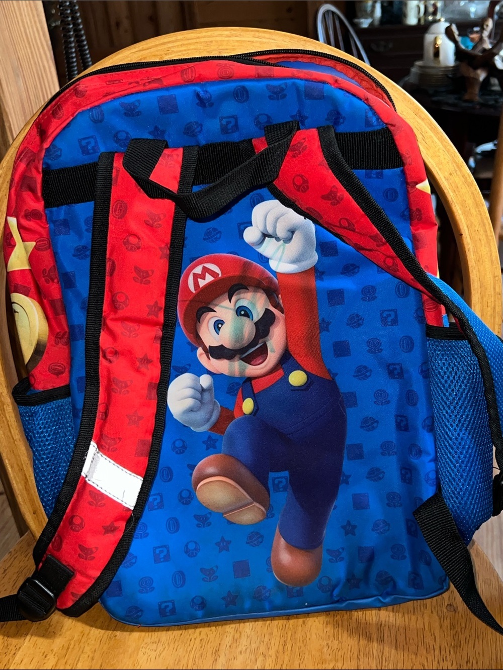 Super Mario Kids Backpack in Blue, Red and Green - Official Nintendo - Picture 2 of 5